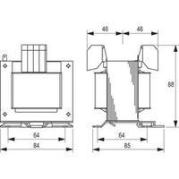 Block , 63VA Transformer, 230V & 400V to