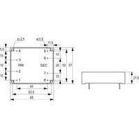 Block , 18 VA low profile PCB transformer 2 x 115 V to