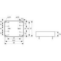 block 24 va low profile pcb transformer 2 x 115 v to