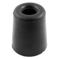 black rubber conical shaped door stop or buffer