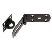 Black Heavy Hasp and Staple 250mm