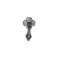 black antique ironwork cupboard handle 42mm 1543