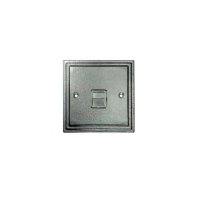 Black Hammered Finish Bt Master Wall Socket 5125