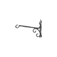 Black Antique Ironwork Hanging Basket Hook 228mm 4601