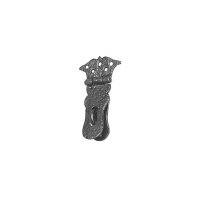 Black Antique Ironwork Box Lock 152mm 932