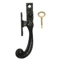 Black Antique Ironwork Locking Window Handle Fastener 1166
