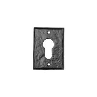 Black Antique Ironwork EURO Profile Keyhole Cover 1400