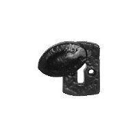 Black Antique Ironwork Covered Keyhole Cover 1490