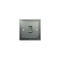 Black Hammered Finish Single Wall Switch 5115