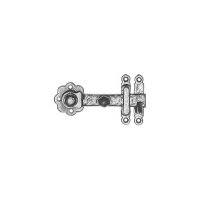 black antique ironwork door or gate latch 127mm 867