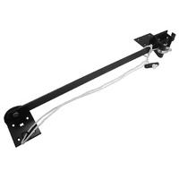 Black Garage Door Holder 1011 in Pairs (Small Lintel)