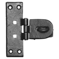 black smooth iron padlock bar 4195