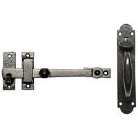 Black Smooth Iron Thumb Latch Set 3622