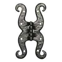 Black Antique Ironwork Hinges 146x69mm 1051 In Pairs