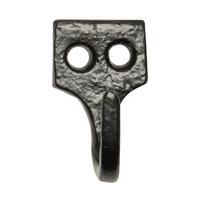 black antique ironwork hook 25mm 1238