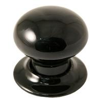 Black Porcelain Interior Door Knobs