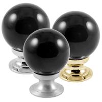 black round glass cabinet knobs