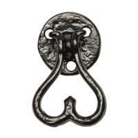 Black Antique Ironwork Cupboard Handle 35mm 1217