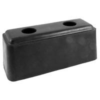 Black Rubber Door Buffer 190x80x80