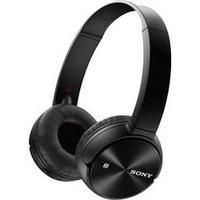Bluetooth® (1075101) Headphone Sony MDRZX330BT.CE7 On-ear Foldable, Headset, NFC Black