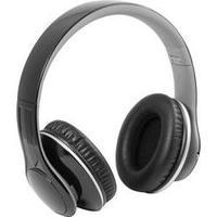 Bluetooth® (1075101) Headphone Technaxx MusicMan BigBass BT-X15 Over-the-ear Foldable, FM radio, Headset, MP3 player Bl