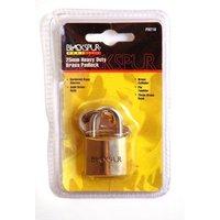 Blackspur Bb-pd210 25mm Heavy Duty Padlock With Hardened Shackle