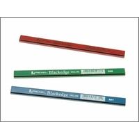 blackedge card of 12 carpenters pencils assorted 34326