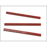 Blackedge Card of 12 Carpenters Pencils - Red/ Medium 34330