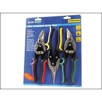BlueSpot Tools Aviation Tinsnip Set 3 Piece