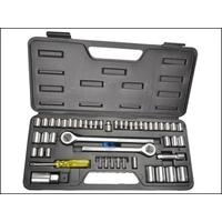 BlueSpot Tools Socket Set 52 Piece 1/4, 3/8 and 1/2 in