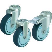 blickle 574418 wheel with reverse lock 100 mm ball bearing for stainle ...