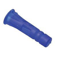 Blue Plastic Wall Plugs 7mm Pack of 96