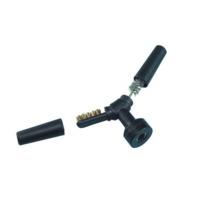 Black 3 In 1 Battery Post And Terminal Cleaner