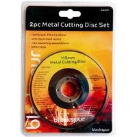 blackspur bb ag401 metal cutting disc set