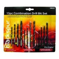 blackspur bb db231 combination drill bit set