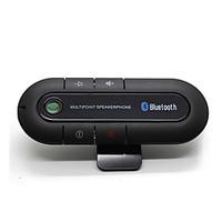 Bluetooth Car Kit Wireless Bluetooth Slim Magnetic Handsfree Car Kit Speaker Phone Visor Clip Bluetooth Aux High Quality