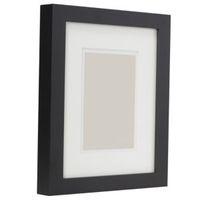 black single frame wood picture frame h30cm x w25cm