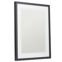 black single frame wood picture frame h74cm x w54cm