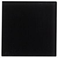 Black Glass Wall Tile (L)98mm (W)98mm