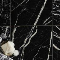 Black Marble Black Marble Wall & Floor Tile Pack of 5 (L)305mm (W)305mm