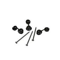 black coroline fixings pack of 400