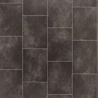 black slate tile effect vinyl flooring 4 m