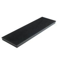 Black Granite Hearth (H)57mm (W)1219mm (D)381mm