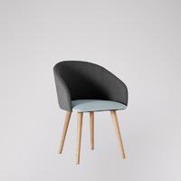 Blay Armchair in mink grey