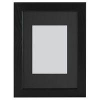 Black Single Frame Wood Picture Frame (H)20.7cm x (W)15.7cm