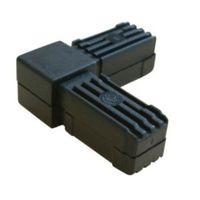 black pvc square tube connectors h20mm w20mm