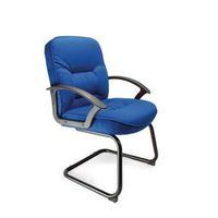 BLACK FRAME CANTILEVER VISOTRS CHAIR