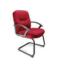 BLACK FRAME CANTILEVER VISOTRS CHAIR