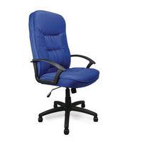 BLUE FABRIC HIGH BACK EXECUTIVE ARMCHAIR