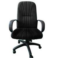 BLACK FABRIC HIGH BACK, MANAGERS ARM CHAIR